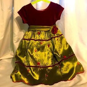 Le Pink Xmas dress Sz 4T